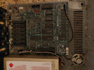 dusty mainboard